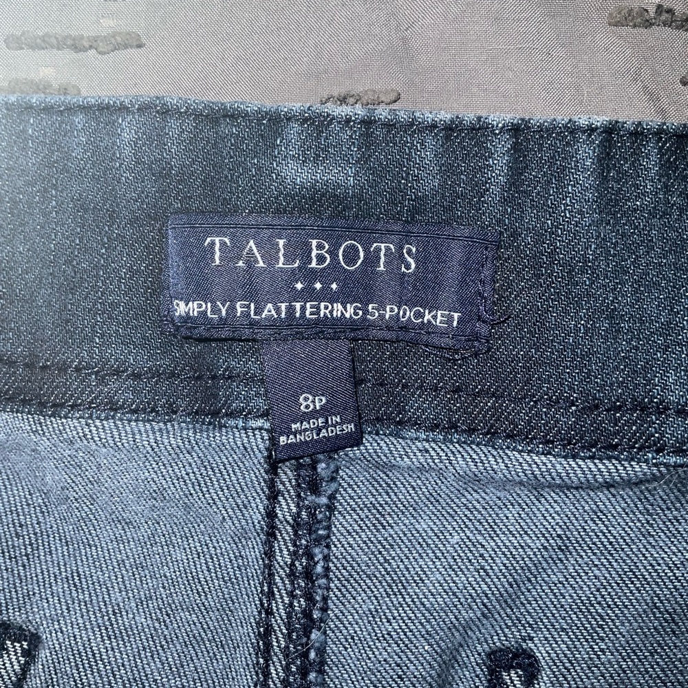 Talbots Dark Blue Denim Jeans